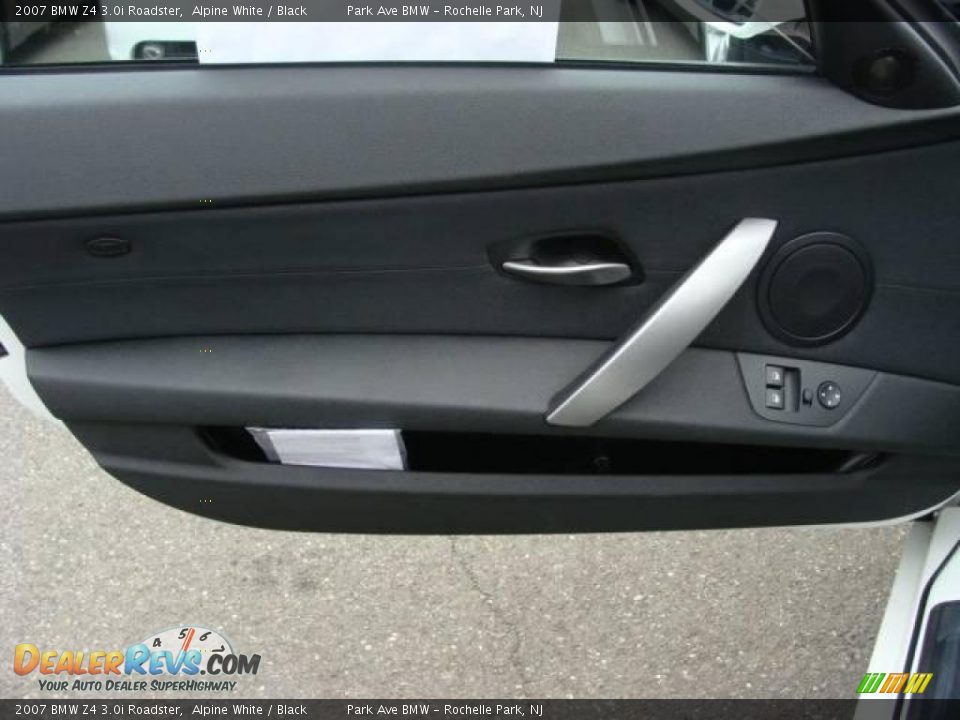 2007 BMW Z4 3.0i Roadster Alpine White / Black Photo #16