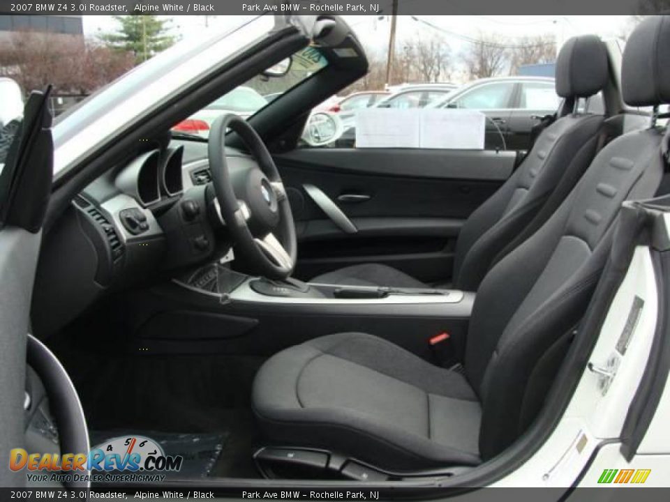 2007 BMW Z4 3.0i Roadster Alpine White / Black Photo #17