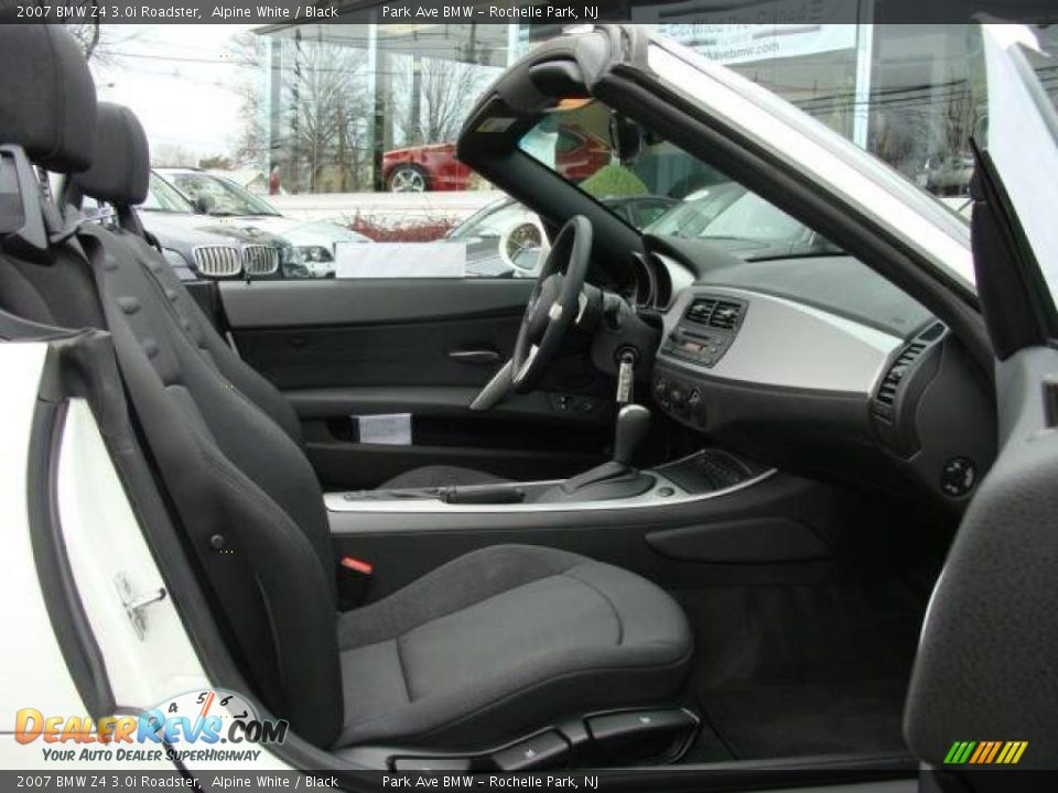 2007 BMW Z4 3.0i Roadster Alpine White / Black Photo #18