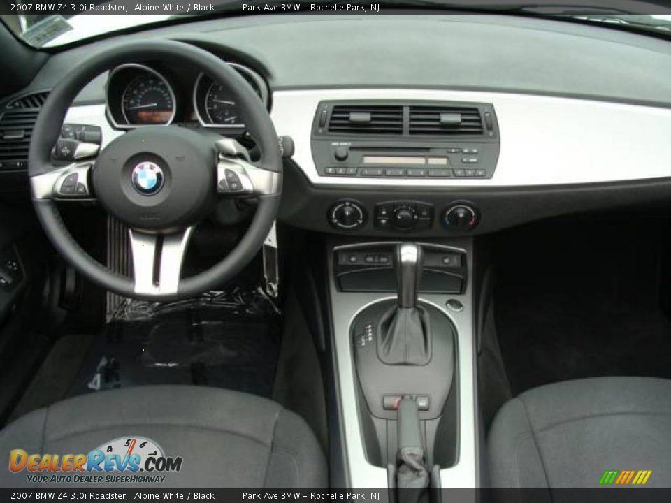 2007 BMW Z4 3.0i Roadster Alpine White / Black Photo #20