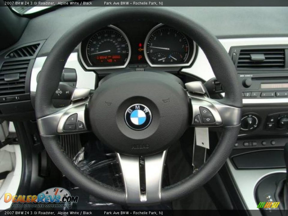 2007 BMW Z4 3.0i Roadster Alpine White / Black Photo #21