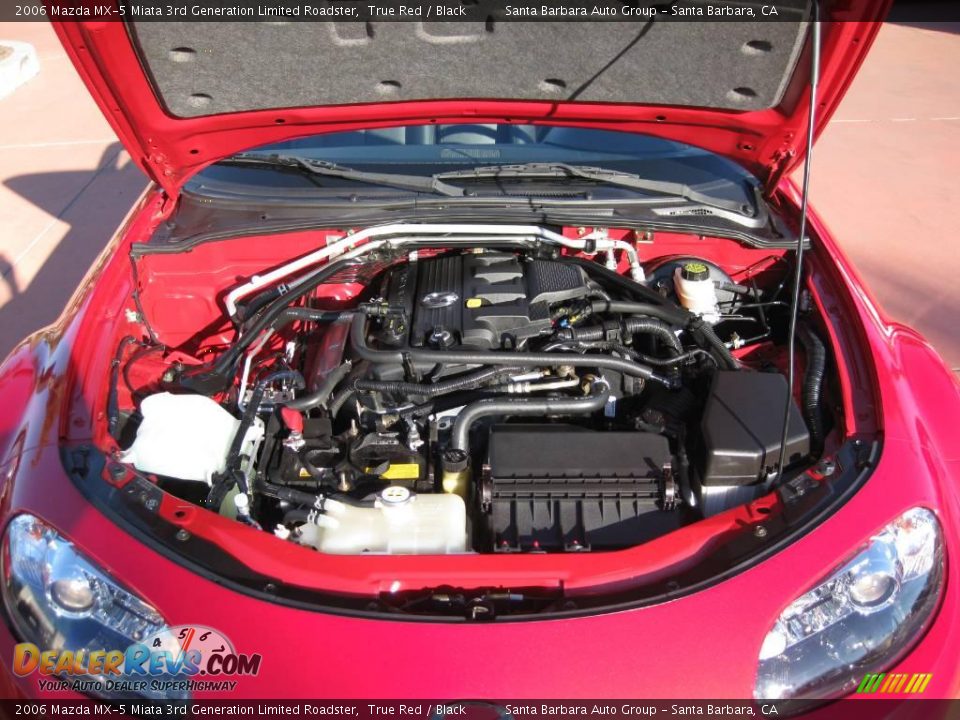 2006 Mazda MX-5 Miata 3rd Generation Limited Roadster True Red / Black Photo #22