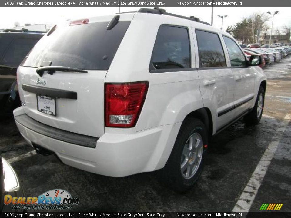 2009 Jeep Grand Cherokee Laredo 4x4 Stone White / Medium Slate Gray ...