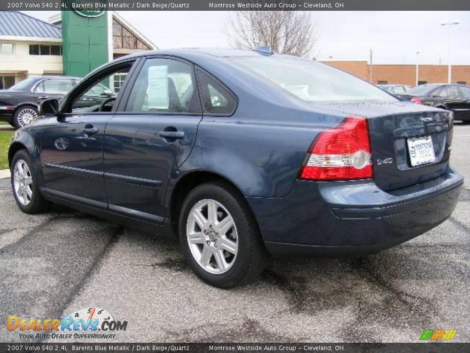 2007 Volvo  on 2007 Volvo S40 2 4i Barents Blue Metallic   Dark Beige Quartz Photo  3