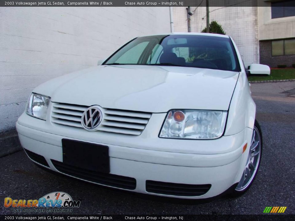2003 Volkswagen Jetta GL Sedan Campanella White / Black Photo #1