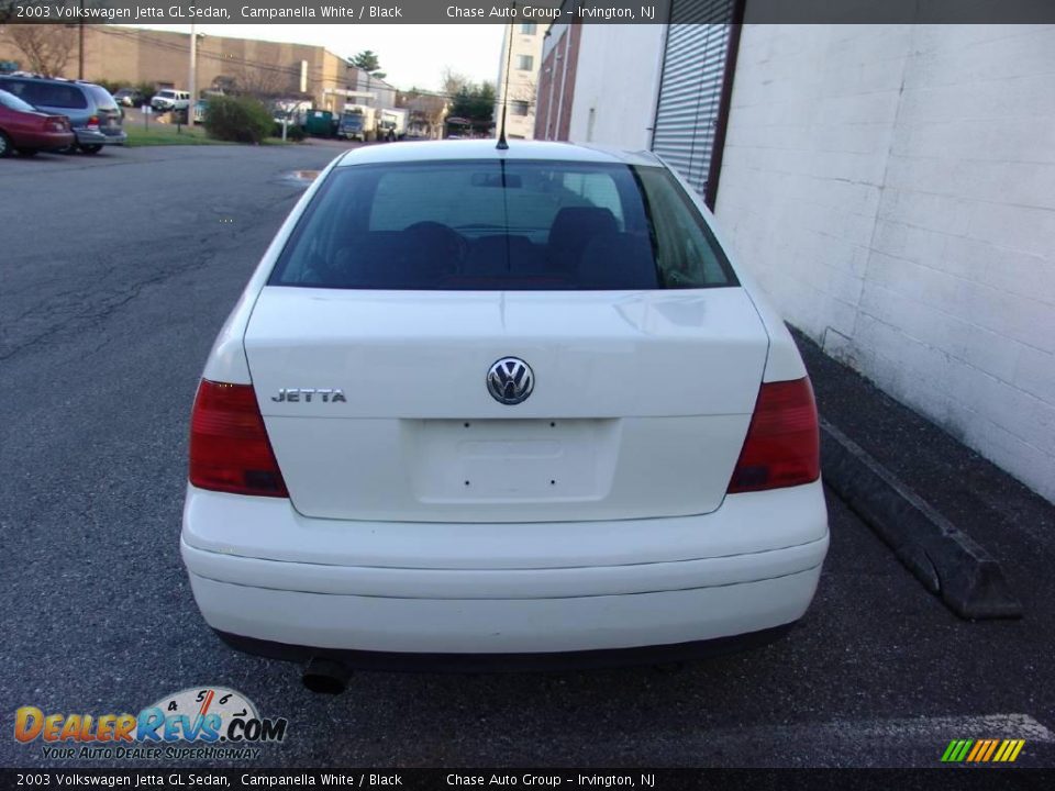 2003 Volkswagen Jetta GL Sedan Campanella White / Black Photo #4