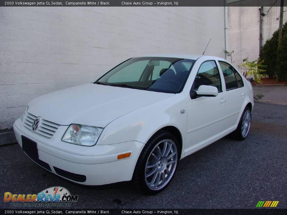 2003 Volkswagen Jetta GL Sedan Campanella White / Black Photo #6