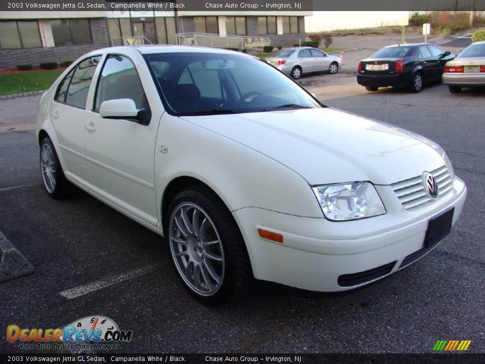 2003 Volkswagen Jetta GL Sedan Campanella White / Black Photo #7