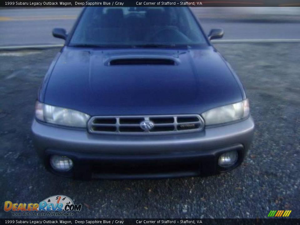1999 Subaru Legacy Outback Wagon Deep Sapphire Blue / Gray Photo #1