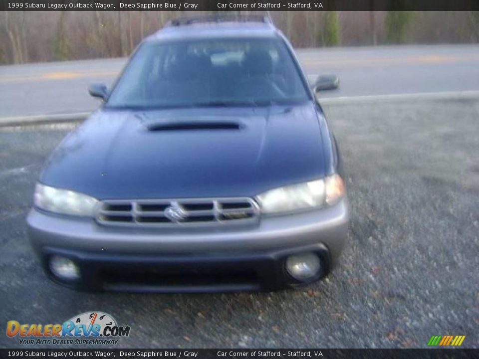 1999 Subaru Legacy Outback Wagon Deep Sapphire Blue / Gray Photo #3