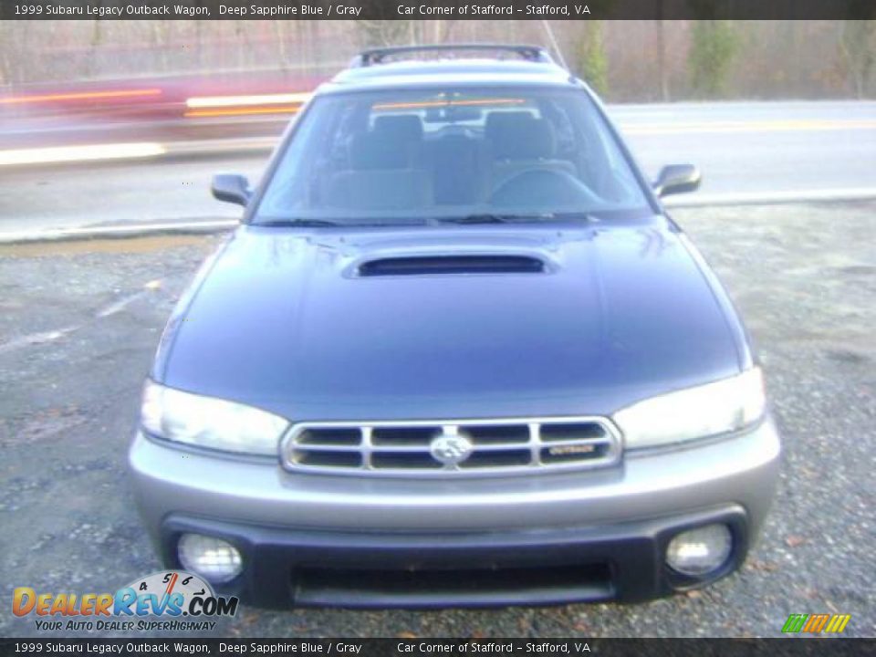 1999 Subaru Legacy Outback Wagon Deep Sapphire Blue / Gray Photo #4