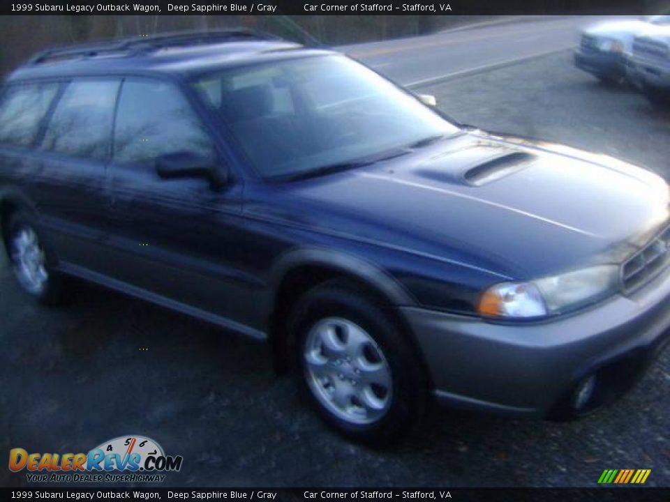 1999 Subaru Legacy Outback Wagon Deep Sapphire Blue / Gray Photo #10