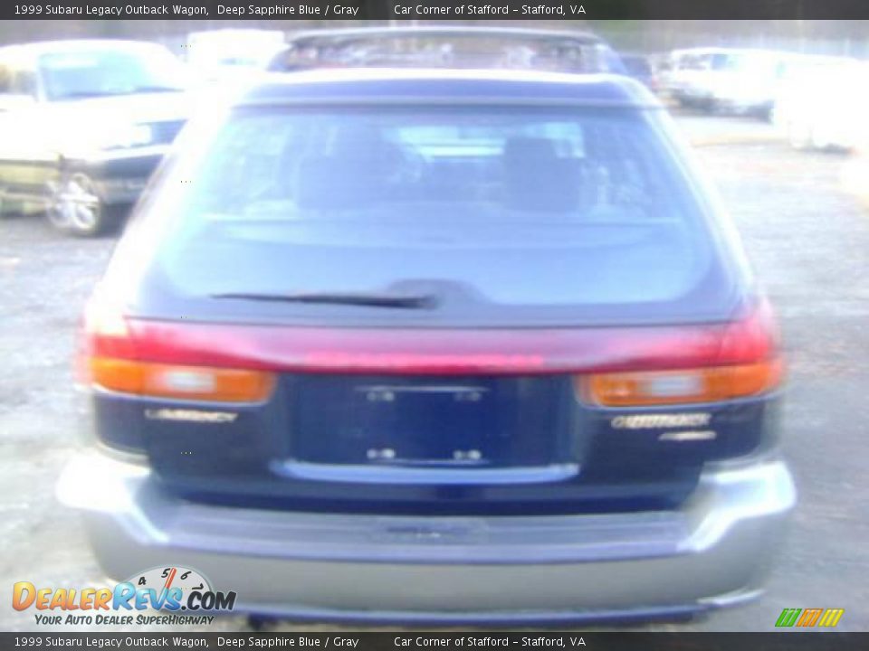 1999 Subaru Legacy Outback Wagon Deep Sapphire Blue / Gray Photo #11