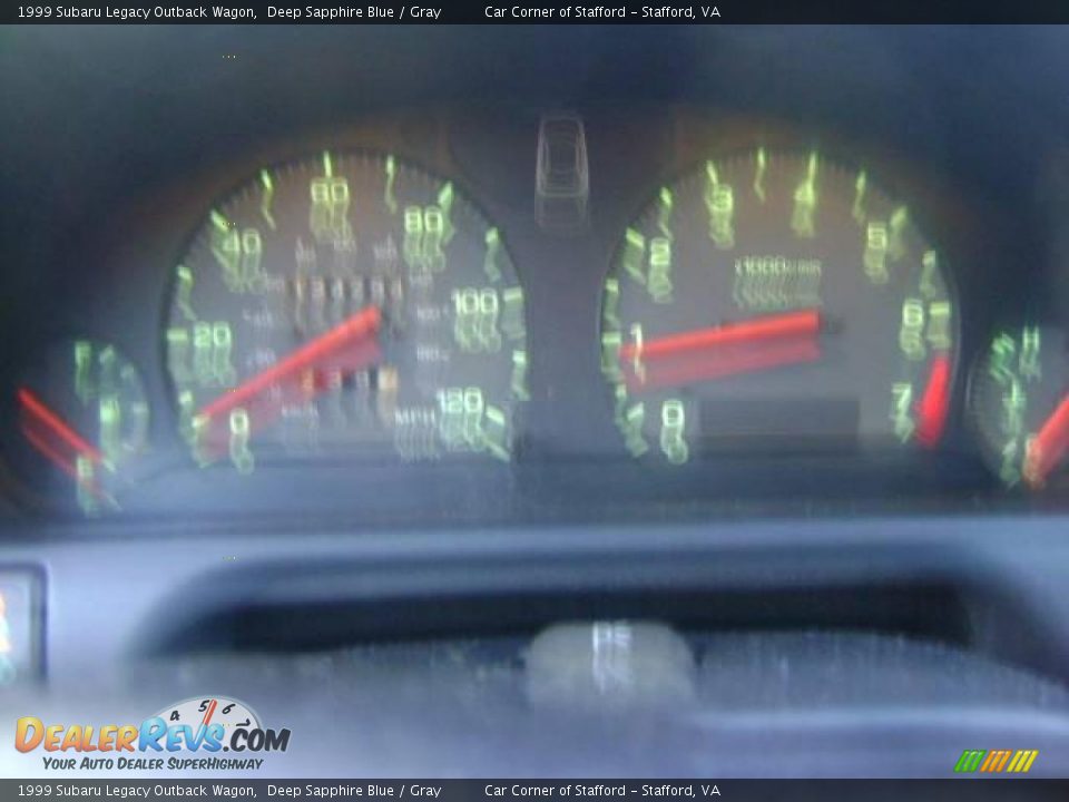 1999 Subaru Legacy Outback Wagon Deep Sapphire Blue / Gray Photo #14