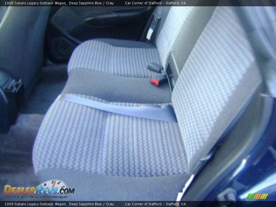 1999 Subaru Legacy Outback Wagon Deep Sapphire Blue / Gray Photo #18