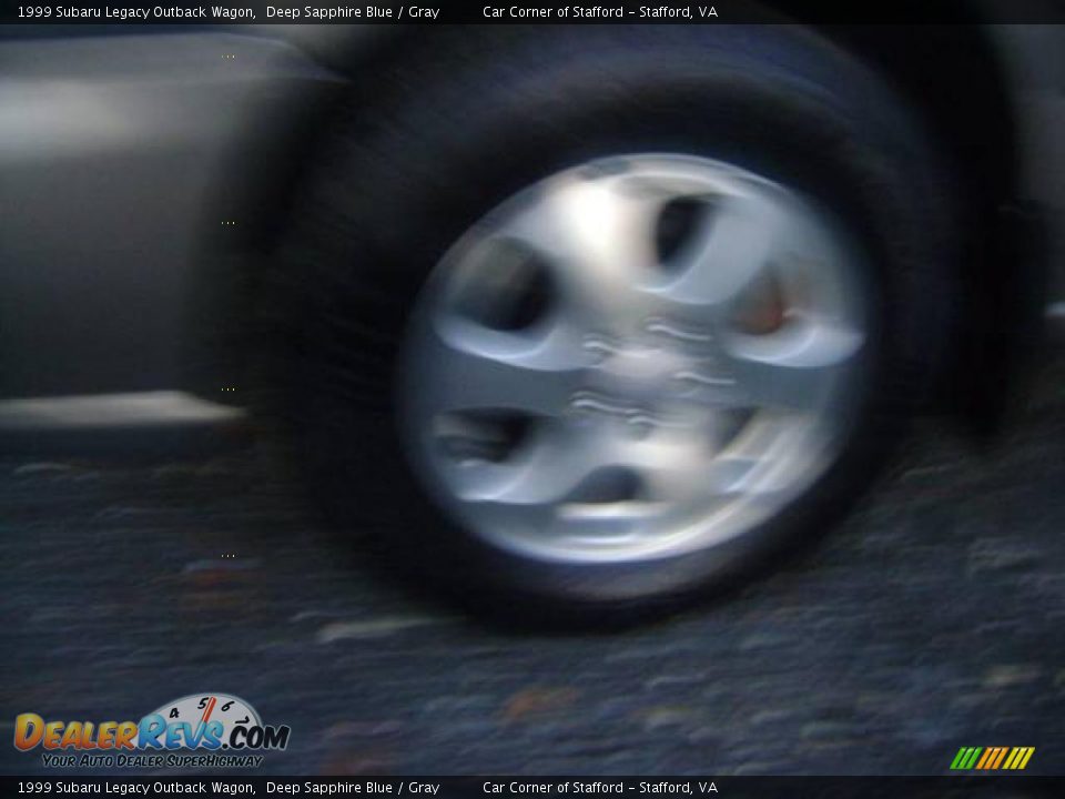 1999 Subaru Legacy Outback Wagon Deep Sapphire Blue / Gray Photo #21
