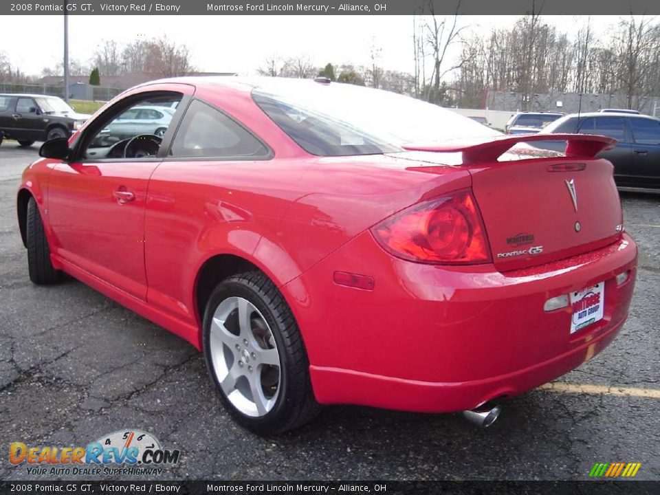 2008 Pontiac G5 GT Victory Red / Ebony Photo #3