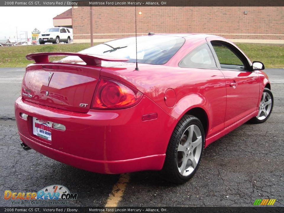 2008 Pontiac G5 GT Victory Red / Ebony Photo #5