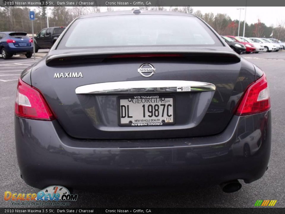 2010 Nissan Maxima 3.5 SV Dark Slate / Charcoal Photo #4