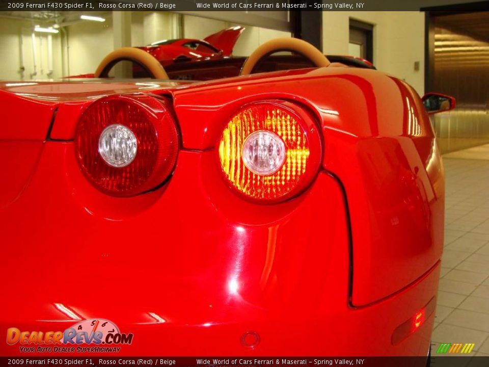 2009 Ferrari F430 Spider F1 Rosso Corsa (Red) / Beige Photo #21