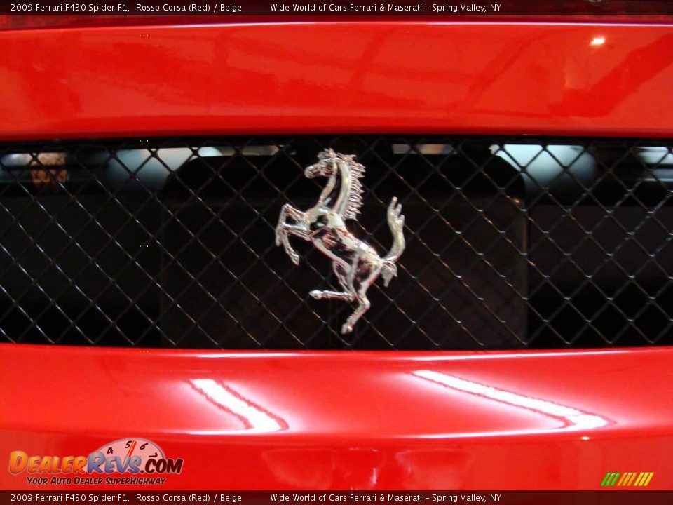 2009 Ferrari F430 Spider F1 Rosso Corsa (Red) / Beige Photo #23