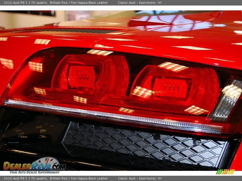 2010 Audi R8 5.2 FSI quattro Brilliant Red / Fine Nappa Black Leather Photo #8