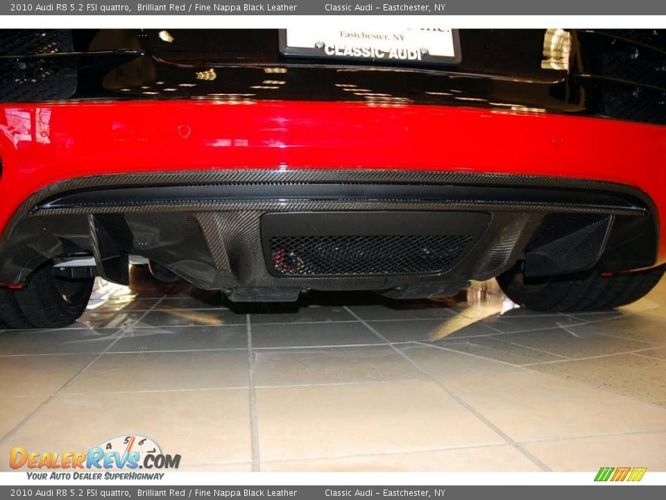 2010 Audi R8 5.2 FSI quattro Brilliant Red / Fine Nappa Black Leather Photo #10
