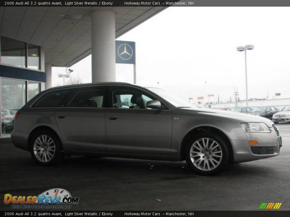 2006 Audi A6 3.2 quattro Avant Light Silver Metallic / Ebony Photo #3