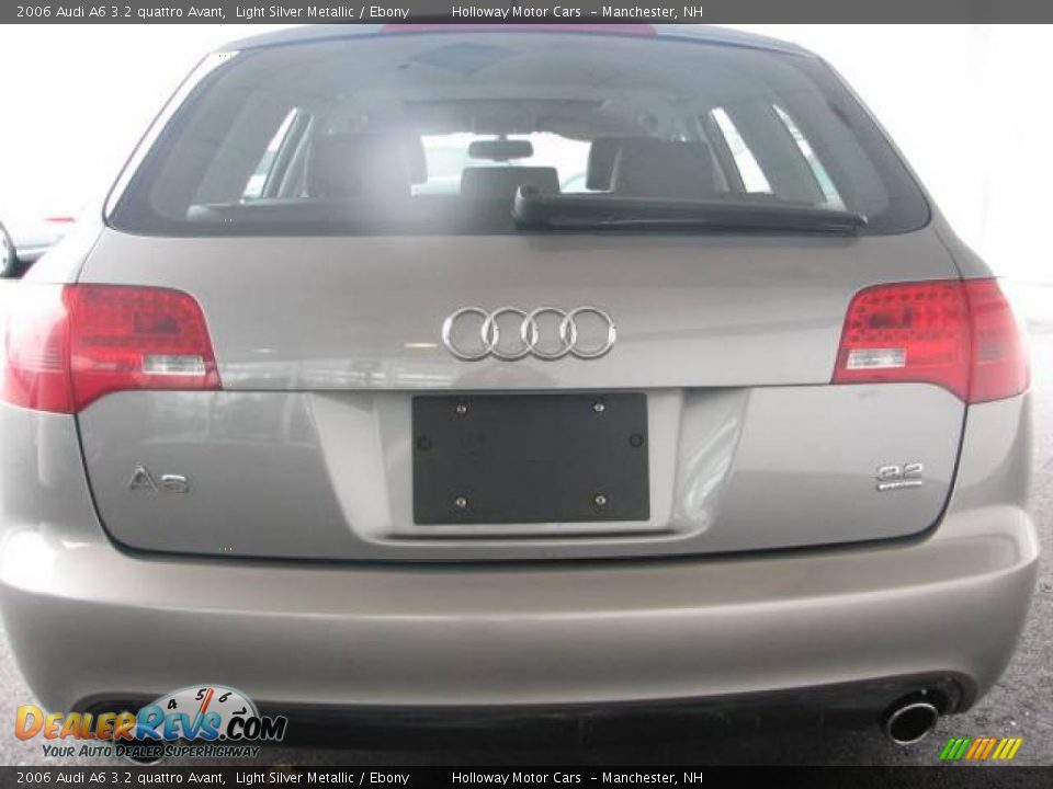 2006 Audi A6 3.2 quattro Avant Light Silver Metallic / Ebony Photo #4