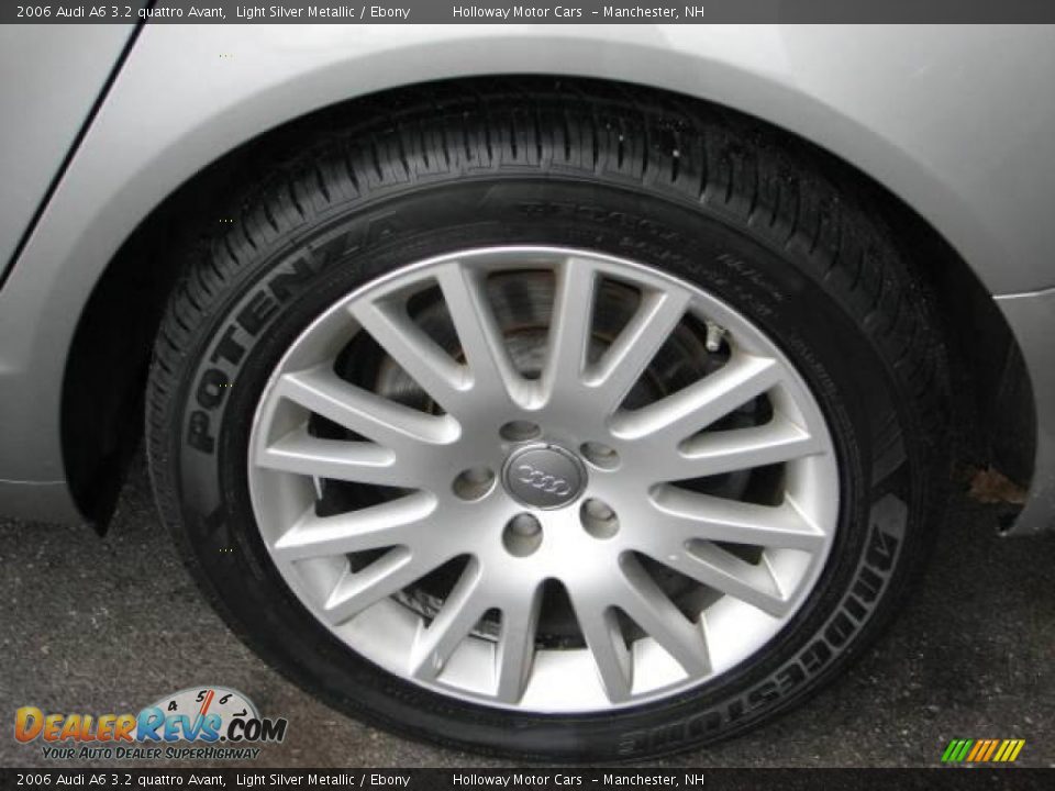 2006 Audi A6 3.2 quattro Avant Light Silver Metallic / Ebony Photo #6