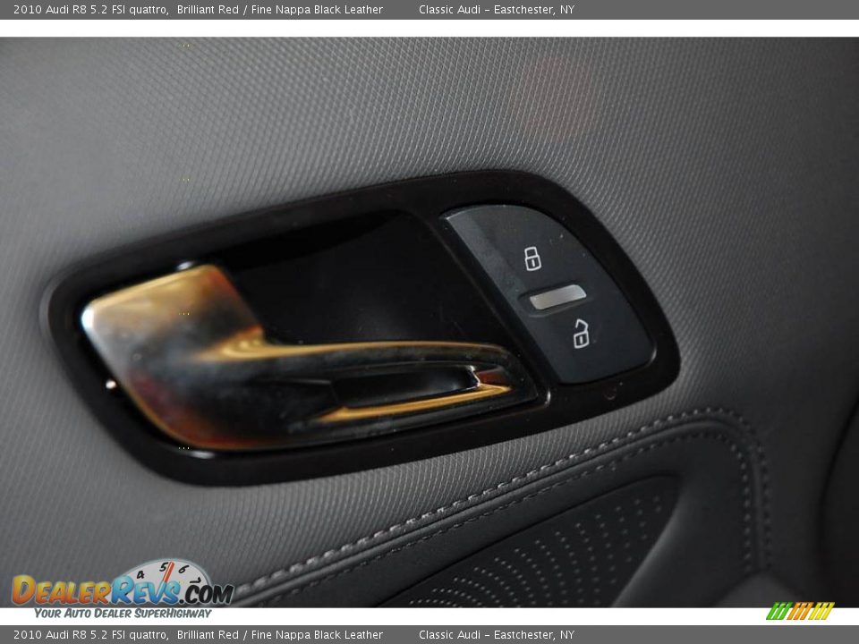 2010 Audi R8 5.2 FSI quattro Brilliant Red / Fine Nappa Black Leather Photo #18