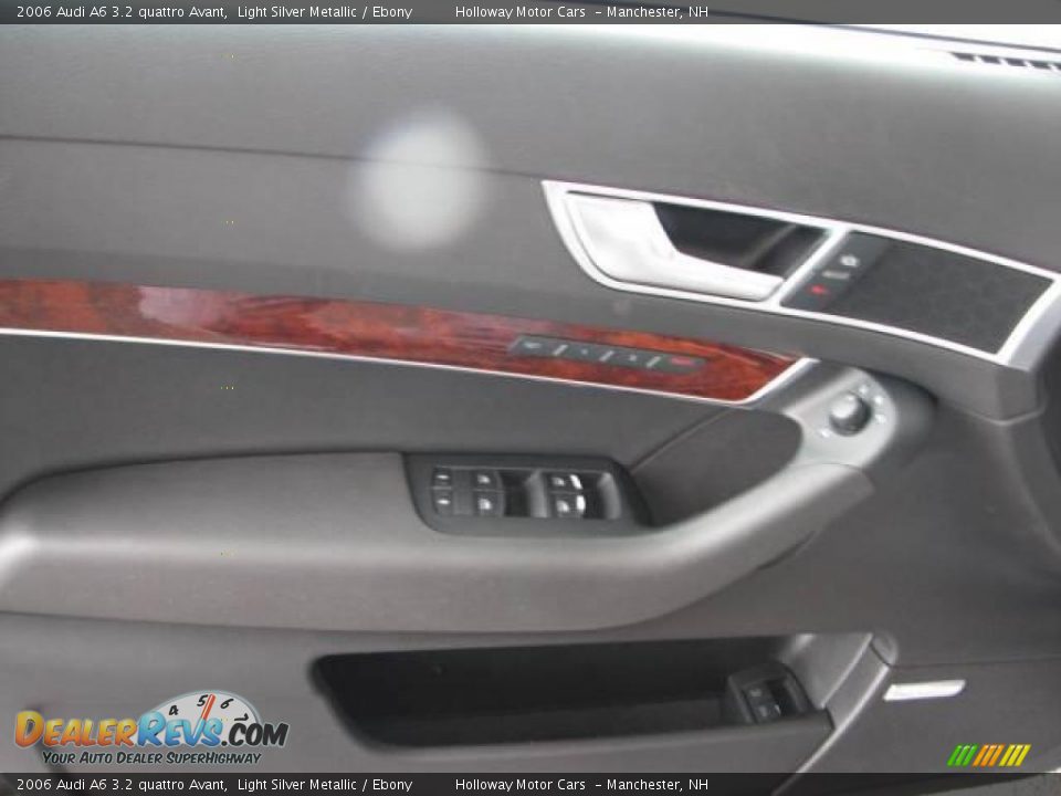 2006 Audi A6 3.2 quattro Avant Light Silver Metallic / Ebony Photo #10