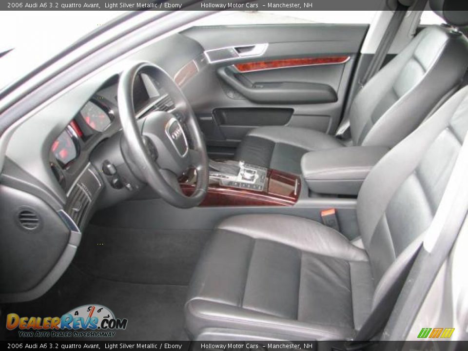 2006 Audi A6 3.2 quattro Avant Light Silver Metallic / Ebony Photo #11