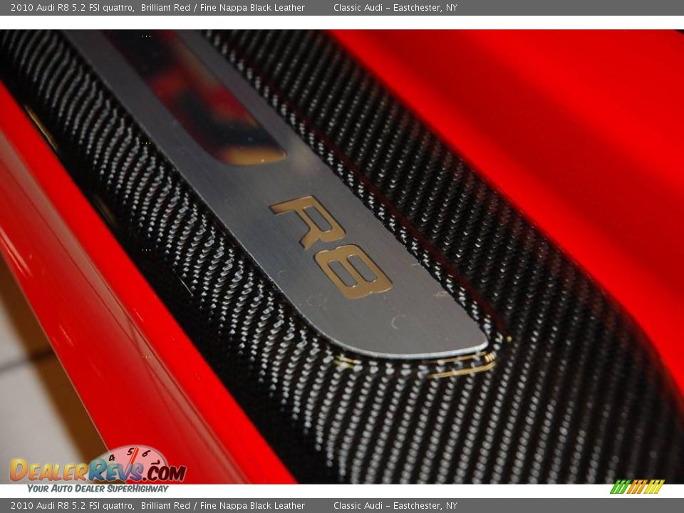 2010 Audi R8 5.2 FSI quattro Brilliant Red / Fine Nappa Black Leather Photo #20
