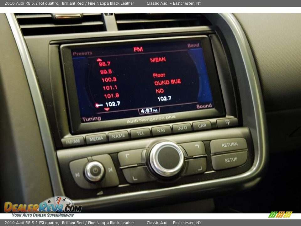 2010 Audi R8 5.2 FSI quattro Brilliant Red / Fine Nappa Black Leather Photo #22