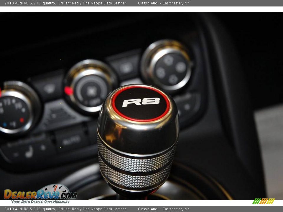 2010 Audi R8 5.2 FSI quattro Brilliant Red / Fine Nappa Black Leather Photo #25