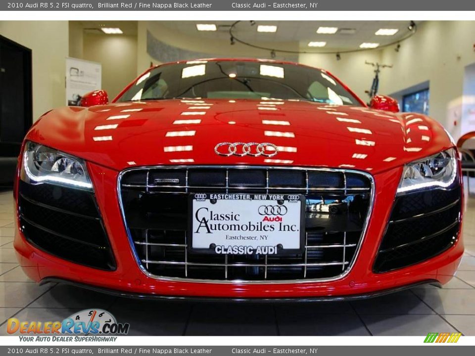2010 Audi R8 5.2 FSI quattro Brilliant Red / Fine Nappa Black Leather Photo #28