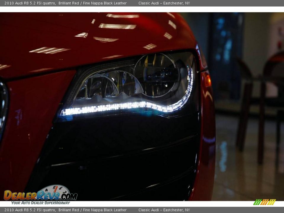 2010 Audi R8 5.2 FSI quattro Brilliant Red / Fine Nappa Black Leather Photo #29