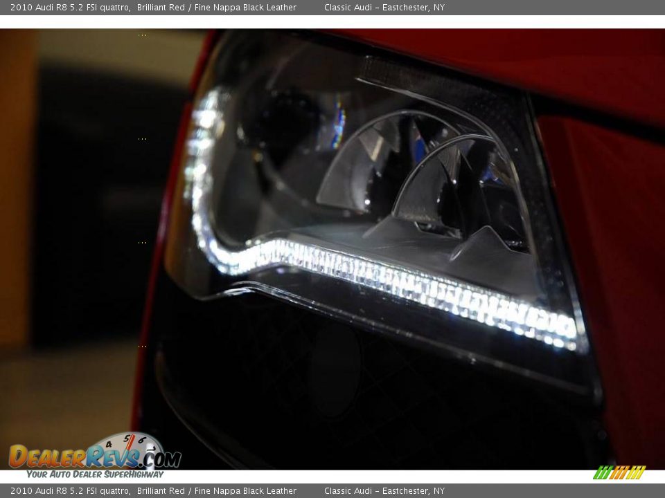 2010 Audi R8 5.2 FSI quattro Brilliant Red / Fine Nappa Black Leather Photo #30