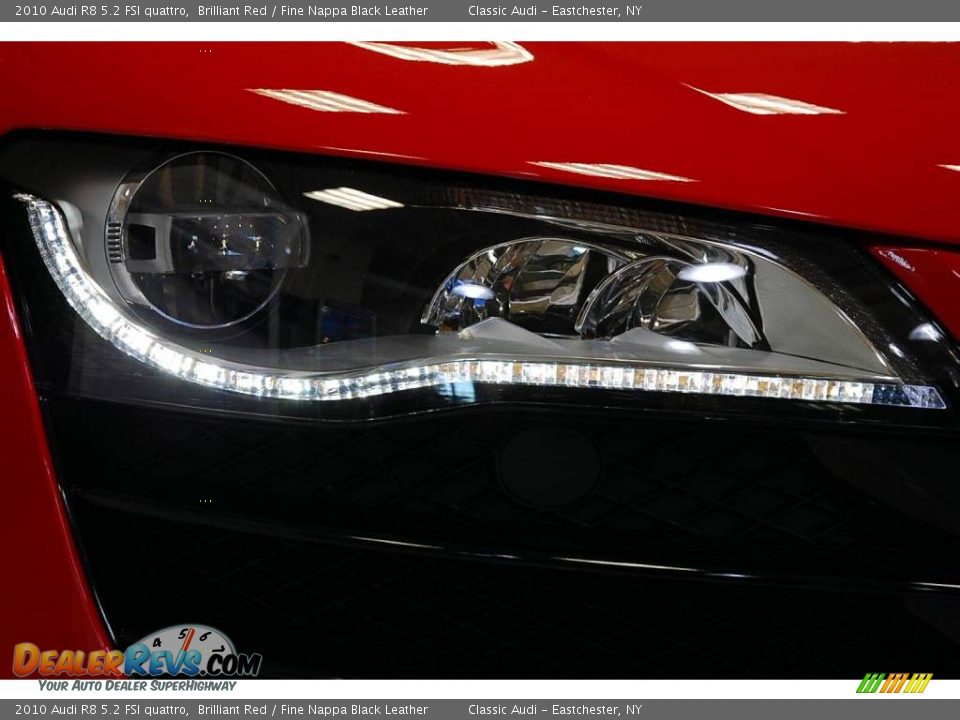 2010 Audi R8 5.2 FSI quattro Brilliant Red / Fine Nappa Black Leather Photo #31
