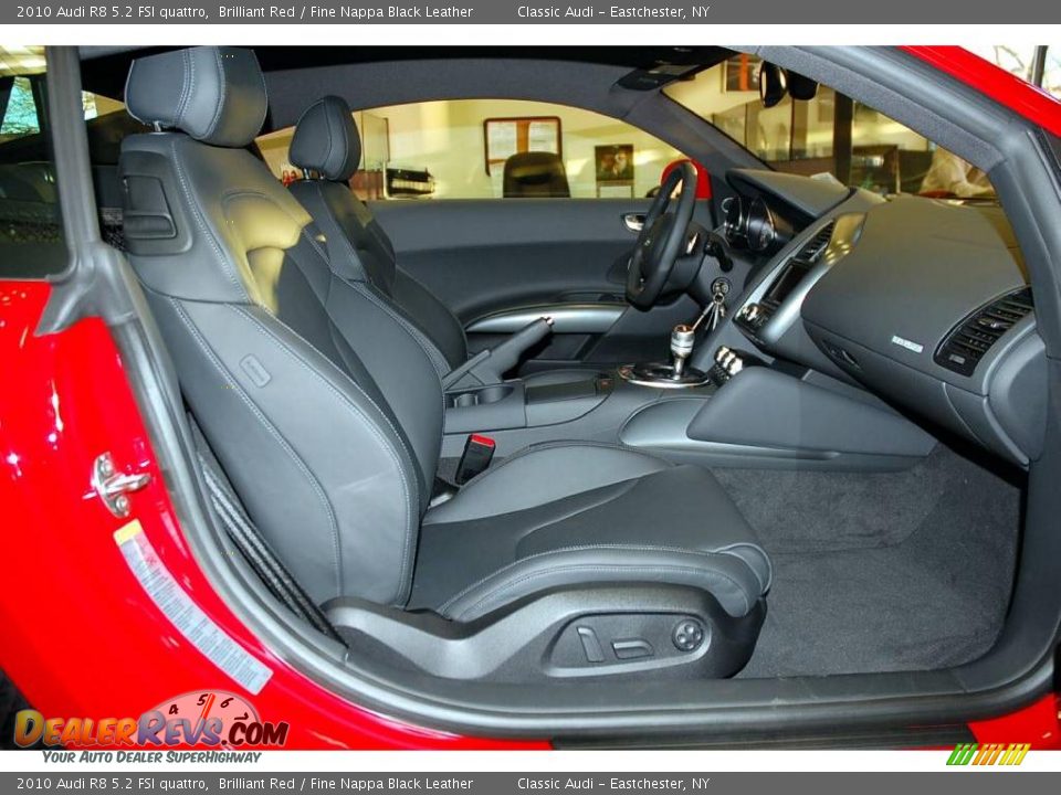 2010 Audi R8 5.2 FSI quattro Brilliant Red / Fine Nappa Black Leather Photo #33