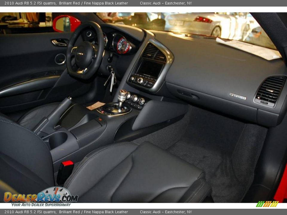 2010 Audi R8 5.2 FSI quattro Brilliant Red / Fine Nappa Black Leather Photo #34