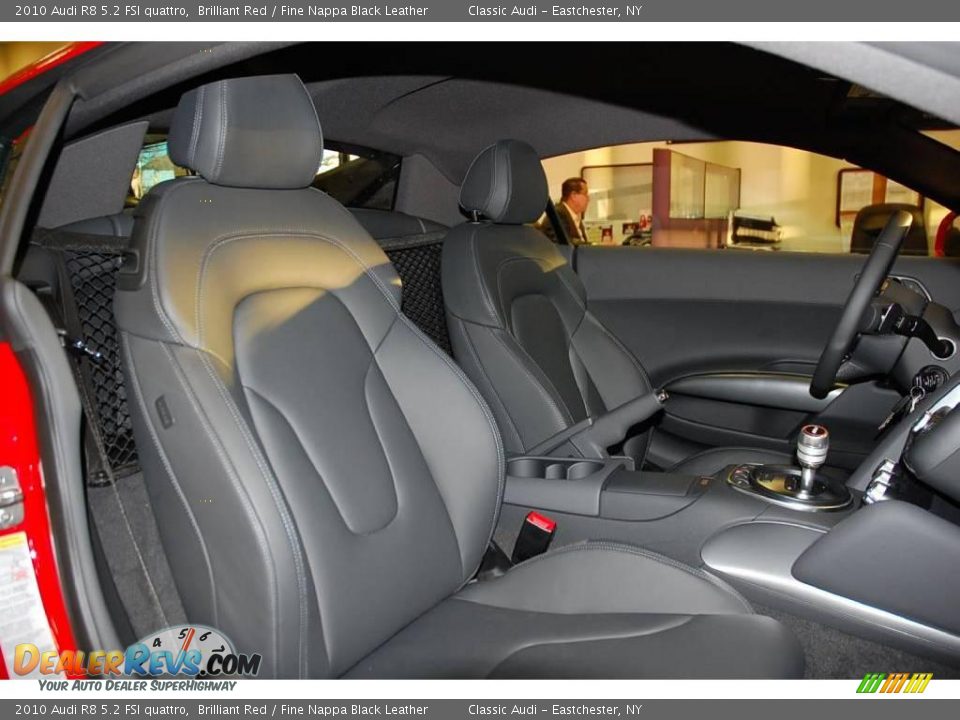 2010 Audi R8 5.2 FSI quattro Brilliant Red / Fine Nappa Black Leather Photo #35