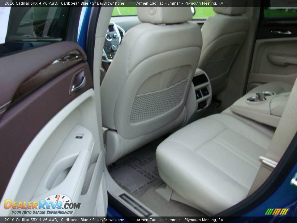 2010 Cadillac SRX 4 V6 AWD Caribbean Blue / Shale/Brownstone Photo #22