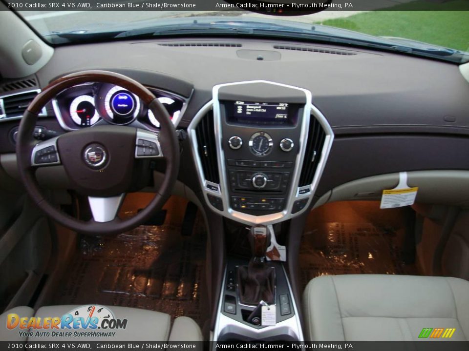 2010 Cadillac SRX 4 V6 AWD Caribbean Blue / Shale/Brownstone Photo #26