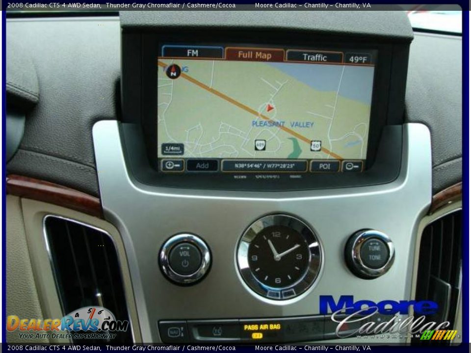 2008 Cadillac CTS 4 AWD Sedan Thunder Gray Chromaflair / Cashmere/Cocoa Photo #2