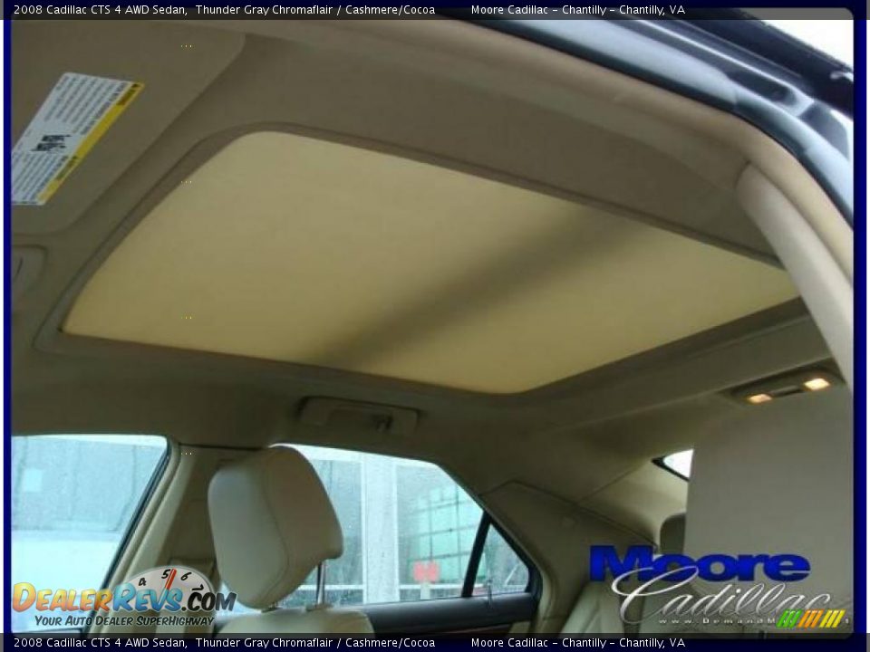 2008 Cadillac CTS 4 AWD Sedan Thunder Gray Chromaflair / Cashmere/Cocoa Photo #4