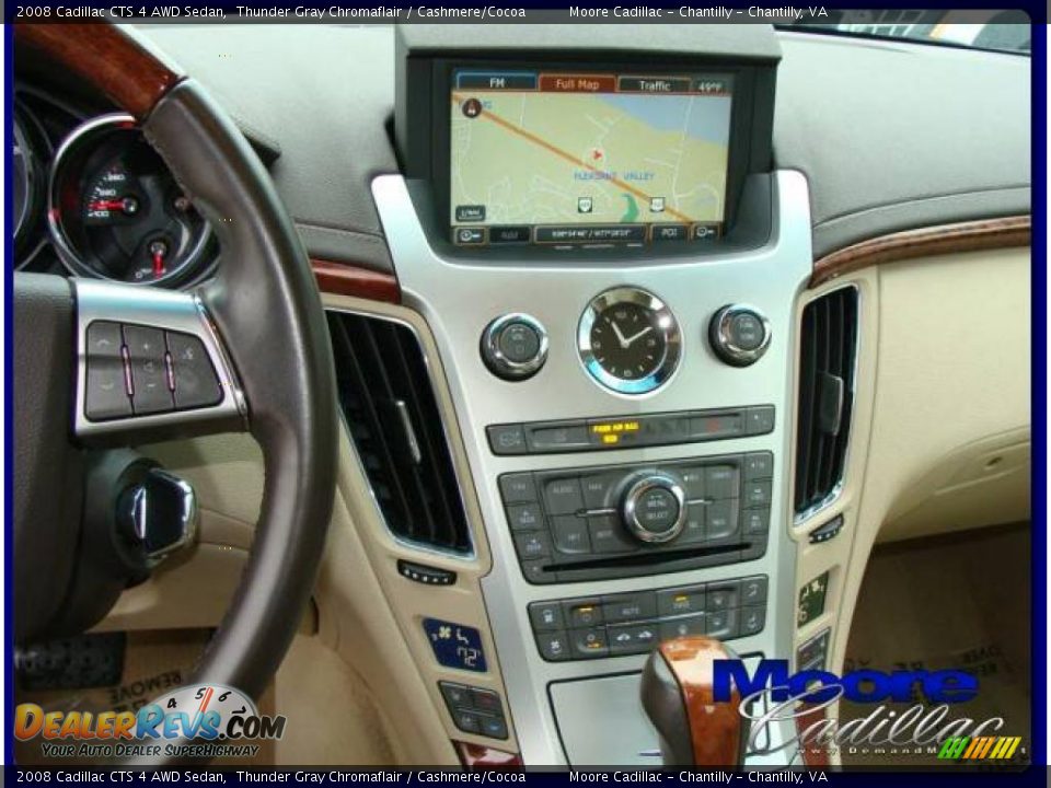 2008 Cadillac CTS 4 AWD Sedan Thunder Gray Chromaflair / Cashmere/Cocoa Photo #6