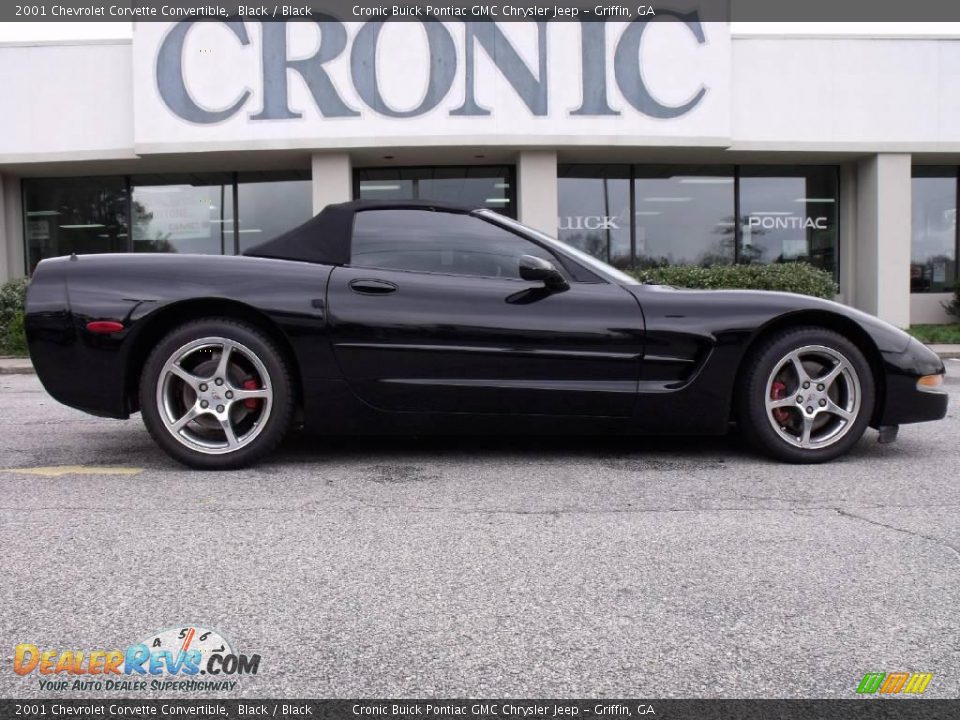 2001 Chevrolet Corvette Convertible Black / Black Photo #1