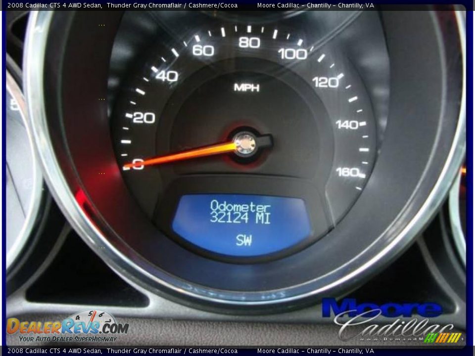 2008 Cadillac CTS 4 AWD Sedan Thunder Gray Chromaflair / Cashmere/Cocoa Photo #20